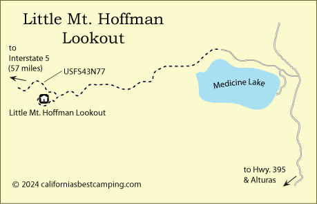 Little Mt. Hoffman Lookout, Shasta-Trinity National Forest, CA
