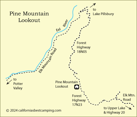 Pine Mountain Lookout, Mendocino National Forest, CA