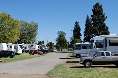 RV Campground at Pinto Lake, CA