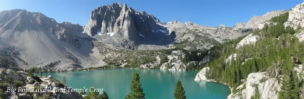 Big Pine Lake #2 and Temple Crag, Inyo National Forest, CA