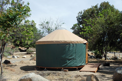 Yurt at Headquarters Campground, Kern River, CA