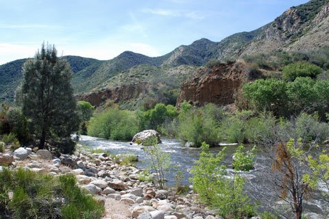 Kern River at Fairview Campground, CA