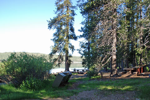 group campsite at Juniper Lake