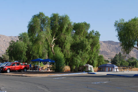 Lake Perris campground, Riverside County, CA