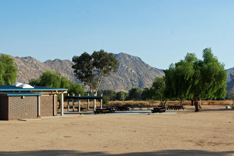 Lake Perris Group campground, Riverside County, CA