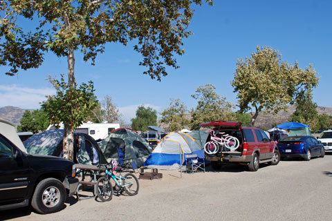 Lake Skinner campground, Riverside County, CA