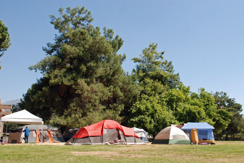 Yucaipa  Regional Park group campground, San Bernardino County, CA