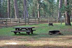 Graham Corral Horse Camp,  Oregon.