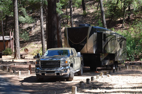 Hayden Flat Campground, Shasta Trinity National Forest, CA