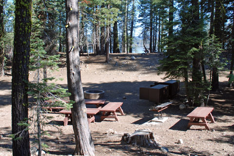 Cove Camp at Silvertip Group Campground, Jackson Meadows Reservoir, Tahoe National Forest