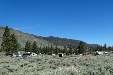 Crags Group Campground near Twin Lakes, Mono County, CA
