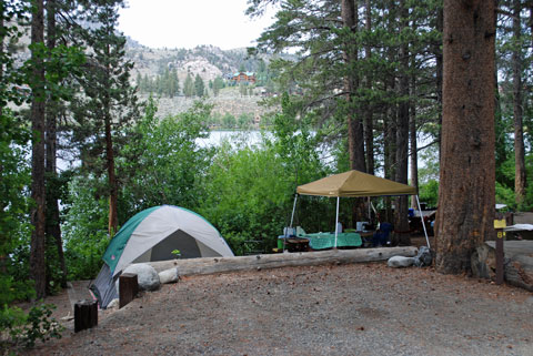 Gull Lake campground, , CA