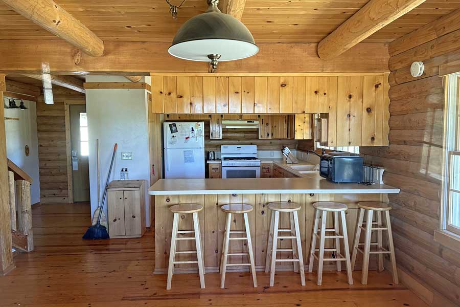 Grouse Valley Lakeside Cabin interior, Sequoia National Forest, CA