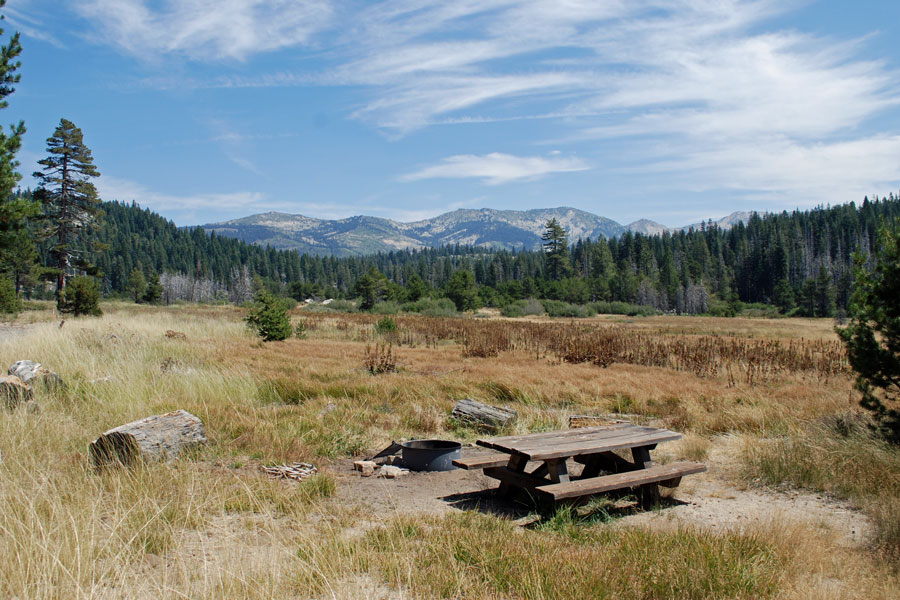 Van Vleck Bunkhouse view, Crystal Basin, Eldorado National Forest, CA