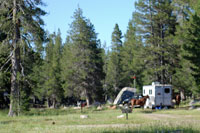 Wright's Lake Equestrian camp,  CA