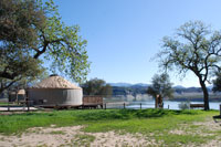 Yurts at Cachuma Lake, CA