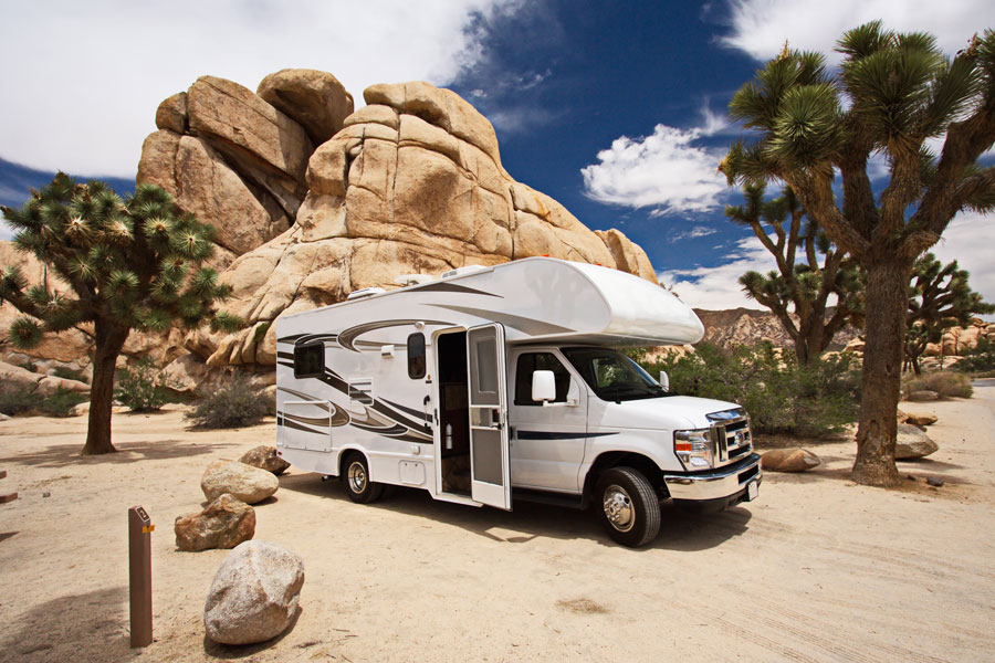 RV camping in Joshua Tree National Park